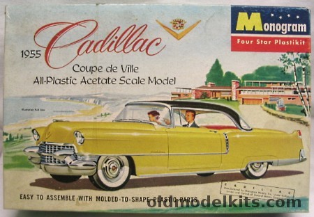 Monogram 1/20 1955 Cadillac Coupe de Ville, P5-295 plastic model kit